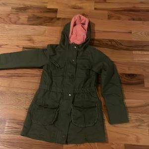 Girls 7/8 Green “CAT & JACK” Jacket -EUC